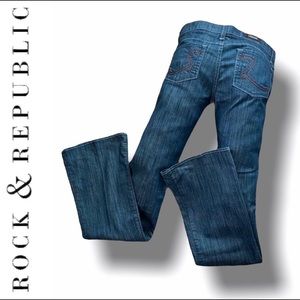 Rock & Republic Jeans 27 NWOT Medium Dark Wash